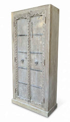 Authentic Sheesham Wood Sheesham Wood Indian Almirah from India - Traditionally Hand-Finished, No Two Pieces Alike, Sustainable Antique Furniture