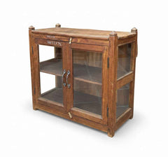 Sophisticated Antique Armoire - Genuine Antique Solid Wood Armoire, Hand-Restored by Rajasthani Artisans in India, One-of-a-Kind Heritage Piece