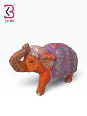 KB ART Bespoke Wooden Elephant Handicraft Living Room Handcrafted Indian Artisan - Bespoke Wooden Elephant Handicraft for Living Room