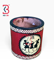 KB ART Handcrafted Wooden Kamdhenu Cow Planter Pooja Room Indian Artisan - Handcrafted Wooden Kamdhenu Cow Planter for Pooja Room