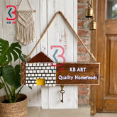 KB ART Artisan Crafted Wooden Brand Board Retail Display - Wooden Nameplate & Wall Sign (Photo 1 of 2) | SKU KB-5320-B