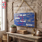 KB ART Custom Handcrafted Wooden Nameplate Plaque Traditional Rajasthani Wall Sign Decor for Home Office Reception Door Entryway Cultural Centerpiece