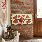 KB ART Handcrafted Wooden Sign Board Brand Plaque Wall Decor - Wooden Nameplate & Wall Sign (Photo 1 of 2) | SKU KB-5327-B