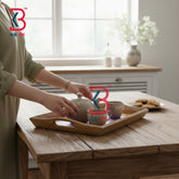 KB ART Handcrafted Wooden MDF Serving Tray With | Original Product Photo KB-5728