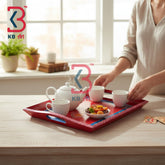 KB ART Handcrafted Wooden MDF Serving Tray With | Original Product Photo KB-5730