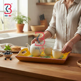 KB ART Handcrafted Wooden MDF Serving Tray With | Original Product Photo KB-5735