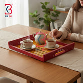 KB ART Traditional Rajasthani Hand Painted Wooden Strip | Original Product Photo KB-5740