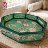 KB ART Handcrafted Hexagon Tray For Balcony Coffee Table | Styled Home Decor Shot KB-5760-B