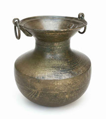 KB ART Antique Iron Matka (Water Pot) – Handcrafted Rajasthani Water Pot (Matka/Matki) for Home Decor Styling