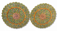 KB ART Antique Wooden Handcarved Wall Panels – Handcrafted Rajasthani Wall Panel / Wall Decor for Home Decor Styling