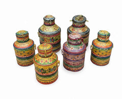 KB ART Antique Iron Milk Container Decor For Home – Handcrafted Rajasthani Jodhpur Home Decor