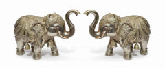 KB ART Brass Antique Elephant Statue – Handcrafted Rajasthani Elephant Statue for Home Decor Styling
