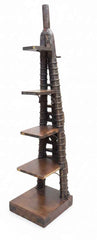 KB ART Wooden Antique Handcarved Book Shelf For Home Decor - Style 2 – Handcrafted Rajasthani Jodhpur Home Decor