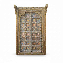 KB ART Hand-Carved Royal Teak Entrance Door Frame - Design II – Handcrafted Royal Jodhpur Home Decor