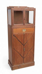 Architectural Salvage Wood Armoire, Genuine Vintage Solid Wood Furniture Hand-Restored in India by Skilled Rajasthani Artisan Craftsmen