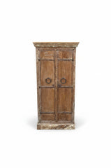 Vintage Charm Wardrobe - close-up detail of hand-carved solid wood finish and joinery, KBART SKU KBART-1095