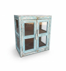 Minimalist Rustic Wardrobe - genuine handcrafted solid wood india antique furniture, KBART SKU KBART-1063, front view