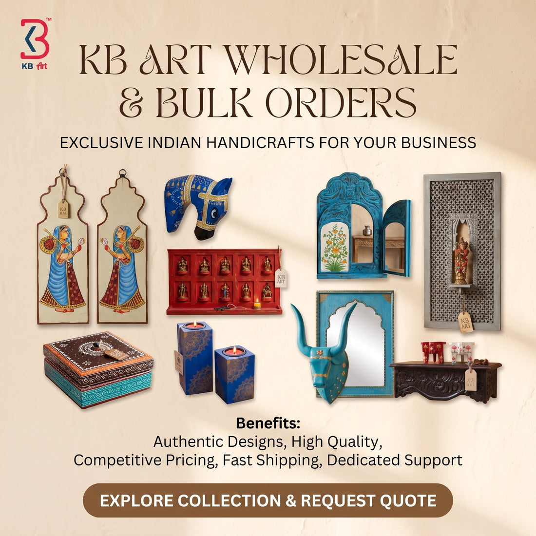 Wholesale Wooden Handicrafts — Bulk Orders