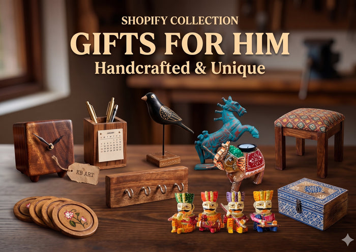 Gift for him wooden collection