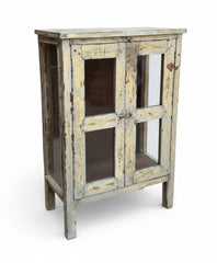 Exquisite Indian Heritage Armoire - close-up detail of hand-carved solid wood finish and joinery, KBART SKU KBART-1040