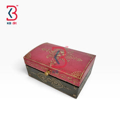 KB ART Hand Carved Solid MDF Wood Box Tabletop Decor Handcrafted - Hand Carved Solid Mdf Wood Box Tabletop Decor