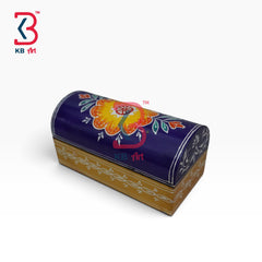 KB ART Vintage Wooden MDF Carved Storage Organizer Box Handcrafted Indian - Vintage Wooden Mdf Carved Storage Organizer