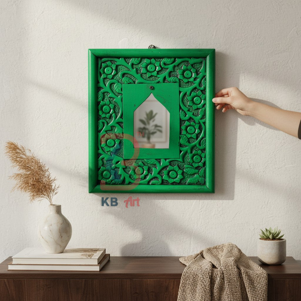 KB ART Decorative Wooden Carved Panel for Office Wall Carved - Carved Wooden Wall Panel (Photo 1 of 2) | SKU KB-5560-B