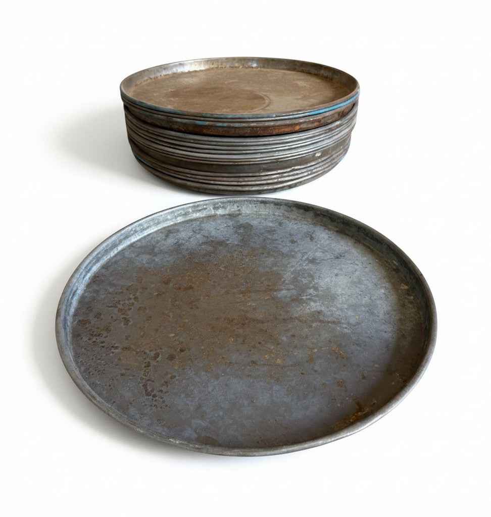 KB ART Antique Iron Big Platter – Handcrafted Rajasthani Decorative Platter for Home Decor Styling