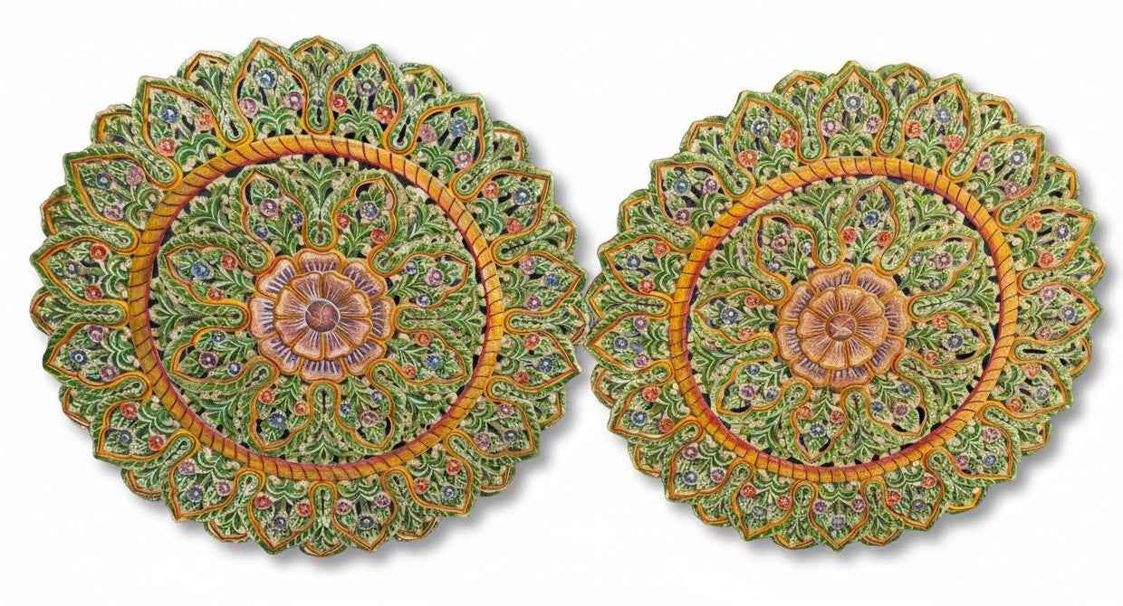 KB ART Antique Wooden Handcarved Wall Panels – Handcrafted Rajasthani Wall Panel / Wall Decor for Home Decor Styling