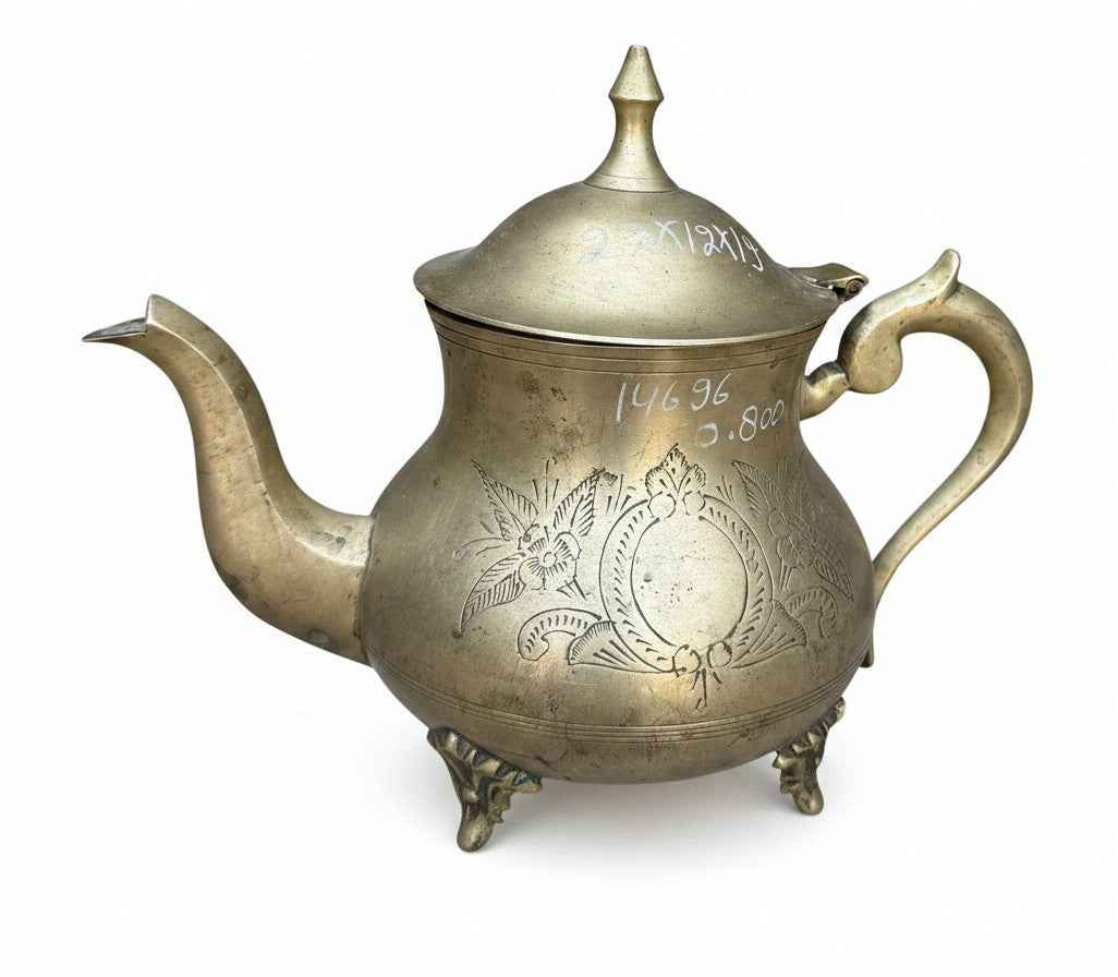 KB ART Antique Brass Old Vintage Jug – Handcrafted Vintage Water Jug for Home Decor Styling
