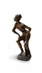 KB ART Antique Wooden Lady Statue – Handcrafted Rajasthani Lady Figurine for Home Decor Styling
