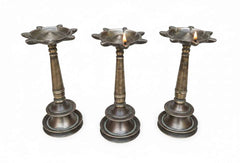 KB ART Antique Brass Old Vintage Tea Light Holder – Handcrafted Vintage Jodhpur Home Decor