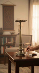 KB ART Antique Brass Old Vintage Tea Light Holder - Style 3 – Handcrafted Vintage Jodhpur Home Decor