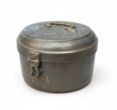KB ART Antique Brass Old Vintage Storage Box Chapati Storage Box – Handcrafted Vintage Jodhpur Home Decor