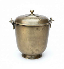 KB ART Antique Brass Old Vintage Storage Tiffin Box – Handcrafted Vintage Jodhpur Home Decor