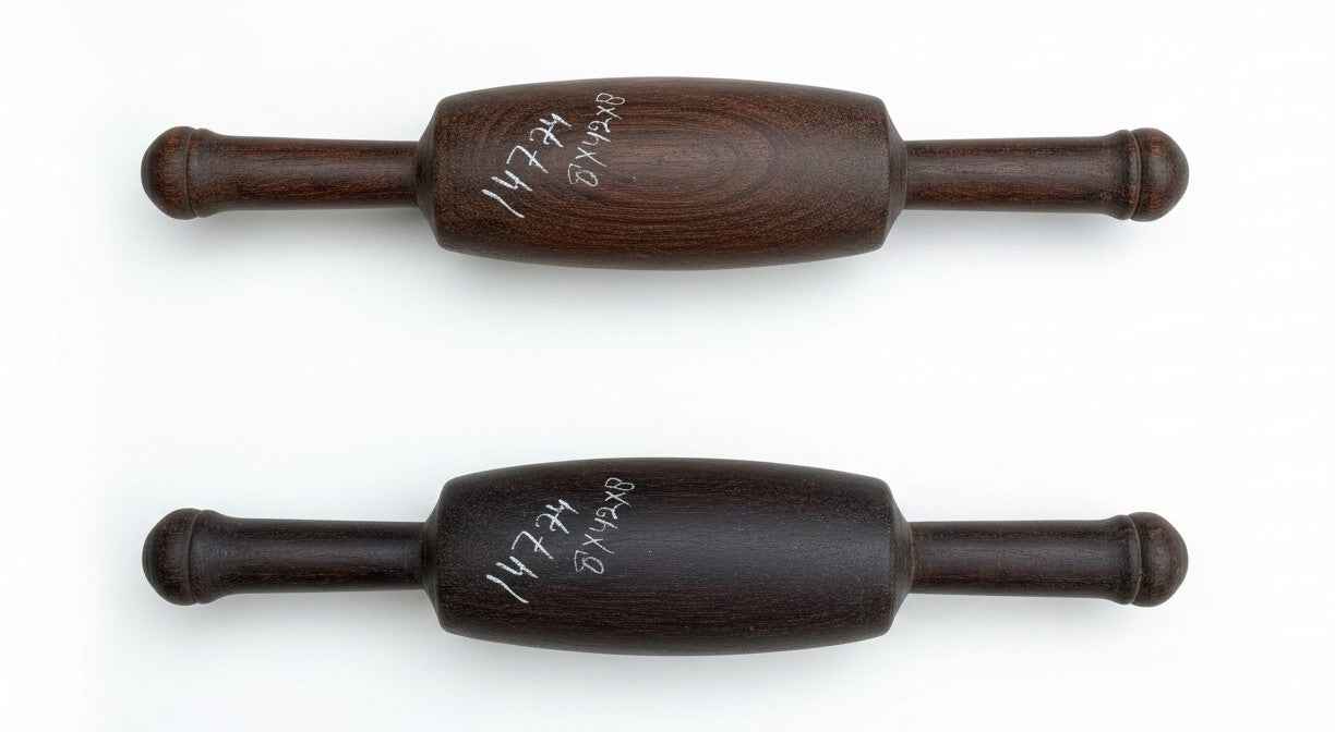 KB ART Wooden Antique Handcarved Belan (Rolling Pin) – Handcrafted Rajasthani Rolling Pin (Belan) for Home Decor Styling