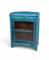 Sustainable Reclaimed Wood Armoire - close-up detail of hand-carved reclaimed wood finish and joinery, KBART SKU KBART-1085