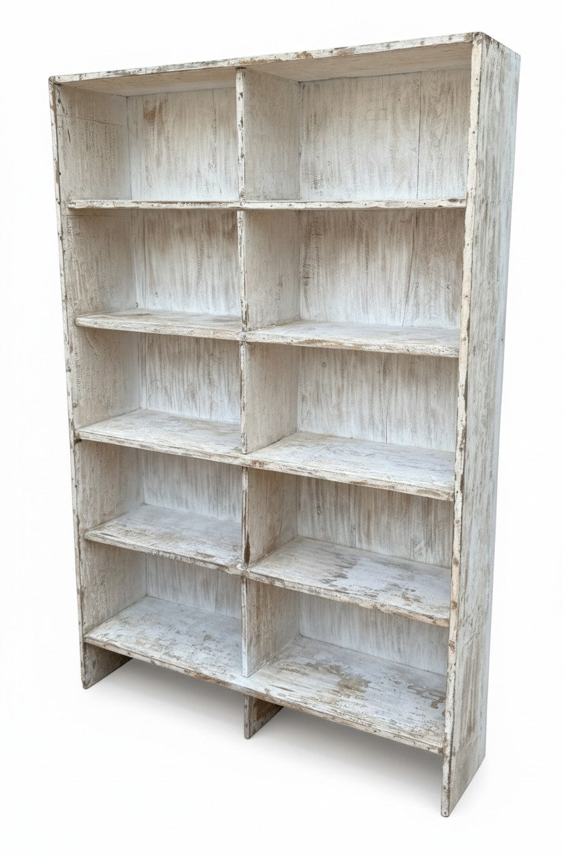 Box Style Antique Wardrobe - close-up detail of hand-carved solid wood finish and joinery, KBART SKU KBART-1023