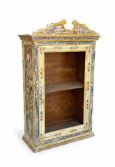 Authentic Hand-Sourced Almirah - close-up detail of hand-carved solid wood finish and joinery, KBART SKU KBART-1016