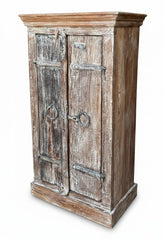 Boutique Hotel Furniture Cabinet - close-up detail of hand-carved solid wood finish and joinery, KBART SKU KBART-1022